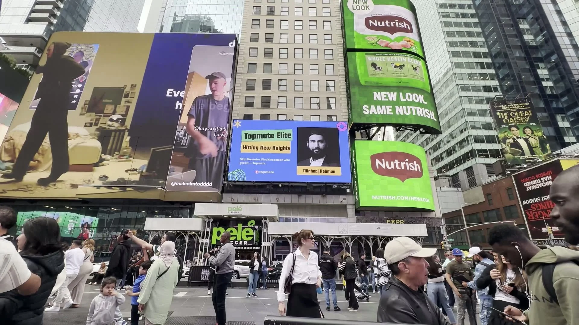 Minhaaj Rehman on Times Square